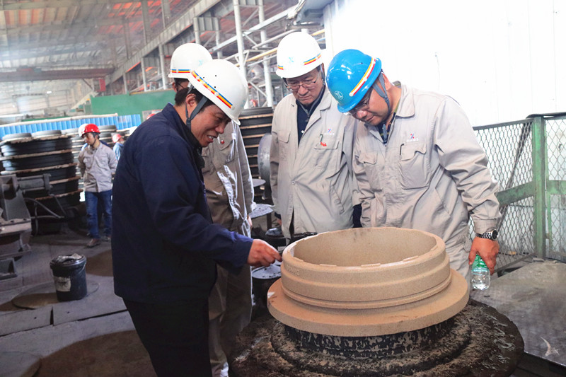 新兴铸管股份公司副总经理王昌辉到我司调研指导工作