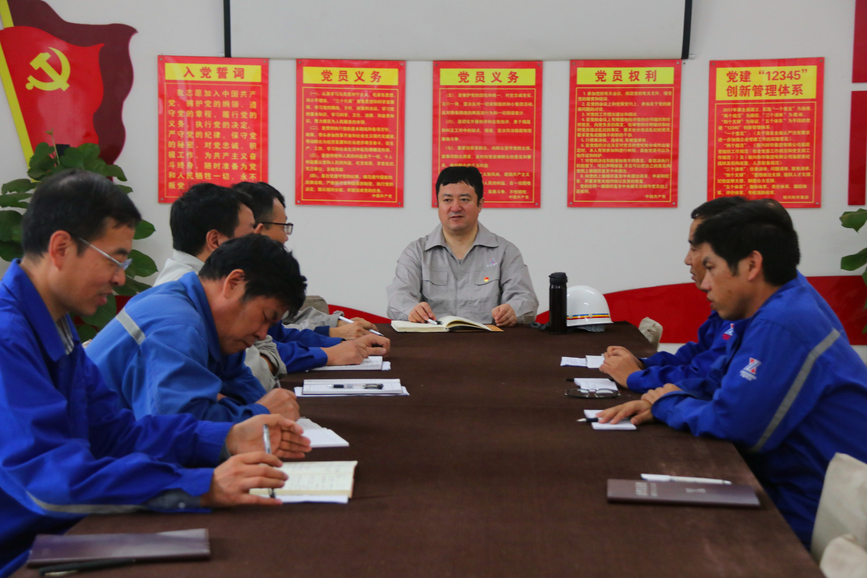 巩国平到广东新兴指导党支部建设