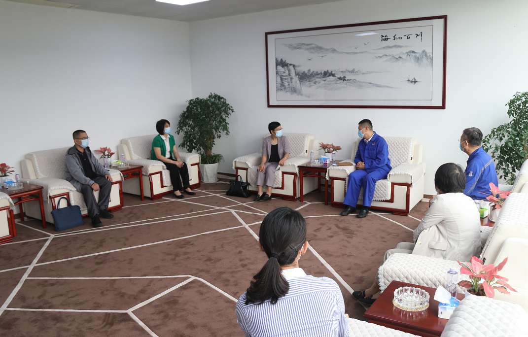 阳江市纪委监委领导莅临广东新兴铸管调研交流