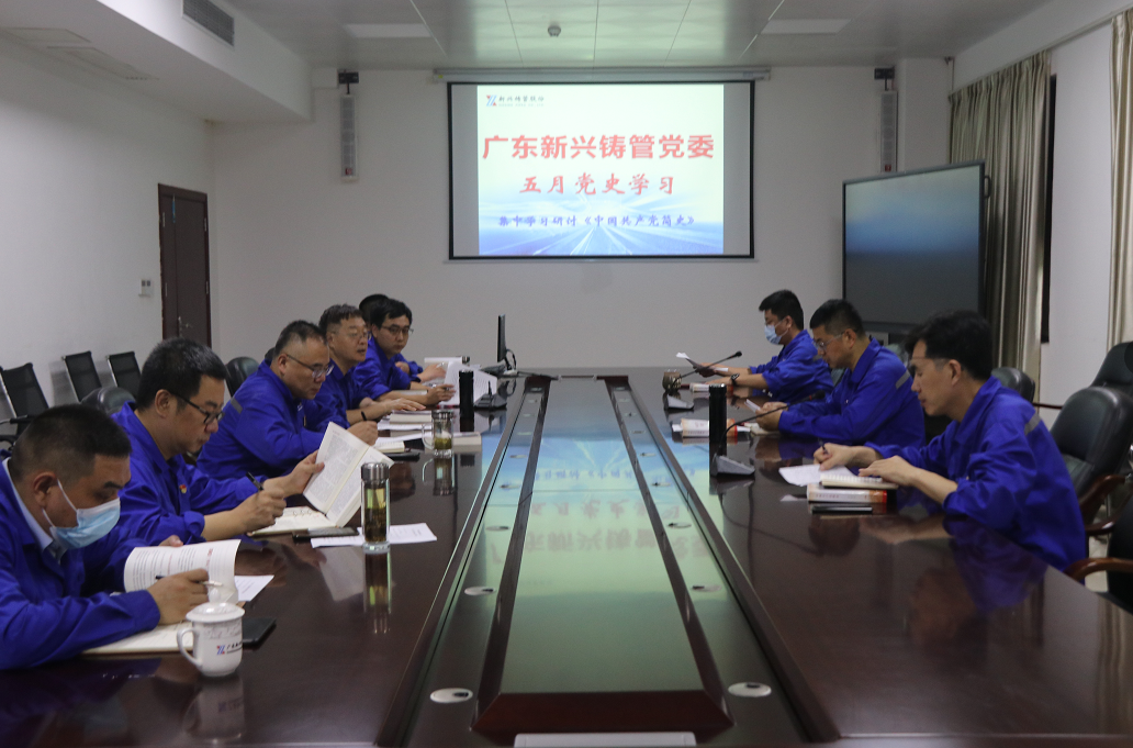 务实见担当 用心下真功——广东新兴铸管党委扎实开展党史学习教育