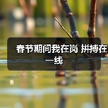 春节期间我在岗 拼搏在一线 春节期间我在岗 拼搏在一线