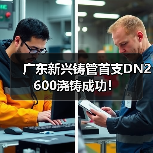 广东新兴铸管首支DN2600浇铸成功！