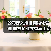 公司深入推进契约化管理 助推企业效益再上新台阶