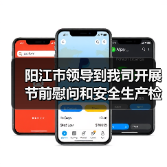 阳江市领导到我司开展节前慰问和安全生产检查工作