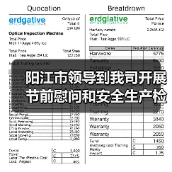 阳江市领导到我司开展节前慰问和安全生产检查工作(图3) 阳江市领导到我司开展节前慰问和安全生产检查工作(图3)