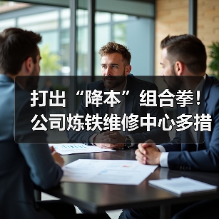 打出“降本”组合拳！公司炼铁维修中心多措并举见成效！（图2）