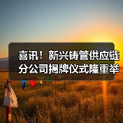 喜讯!新兴铸管供应链分公司揭牌仪式隆重举行(图2) 喜讯!新兴铸管供应链分公司揭牌仪式隆重举行(图2)