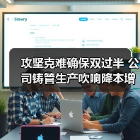 攻坚克难确保双过半 公司铸管生产吹响降本增效“冲锋号”(图4) 攻坚克难确保双过半 公司铸管生产吹响降本增效“冲锋号”(图4)