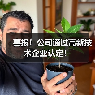 喜报！公司通过高新技术企业认定！