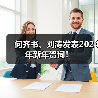 何齐书、刘涛发表2024年新年贺词！（图3）