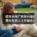 何齐书与广东新兴铸管青年后备人才开展座谈交流活动（图3）