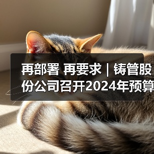 再部署 再要求 | 铸管股份公司召开2024年预算验收会(图4) 再部署 再要求 | 铸管股份公司召开2024年预算验收会(图4)