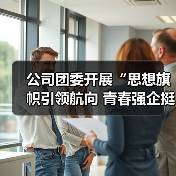 公司团委开展“思想旗帜引领航向 青春强企挺膺担当”主题团课（图3）