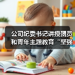 公司纪委书记讲授团员和青年主题教育“坚强核心”专题团课（图4）