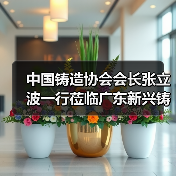 中国铸造协会会长张立波一行莅临广东新兴铸管考察调研（图4）