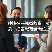 冲锋在一线微故事丨杨凯:把奉献写给岗位上(图4) 冲锋在一线微故事丨杨凯:把奉献写给岗位上(图4)