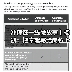 冲锋在一线微故事丨杨凯:把奉献写给岗位上(图2) 冲锋在一线微故事丨杨凯:把奉献写给岗位上(图2)