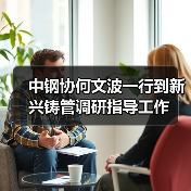 中钢协何文波一行到新兴铸管调研指导工作（图2）
