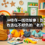 冲锋在一线微故事丨致敬退伍不褪色的“老兵”