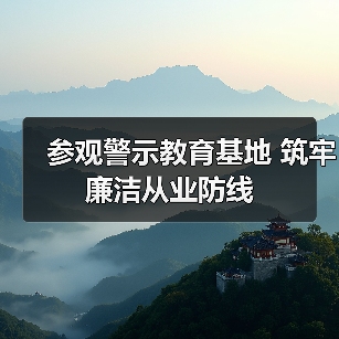 参观警示教育基地 筑牢廉洁从业防线(图4) 参观警示教育基地 筑牢廉洁从业防线(图4)