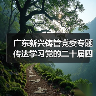 广东新兴铸管党委专题传达学习党的二十届四中全会精神(图3) 广东新兴铸管党委专题传达学习党的二十届四中全会精神(图3)