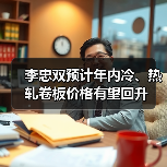 李忠双预计年内冷、热轧卷板价格有望回升（图2）