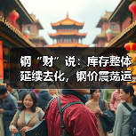 钢“财”说:库存整体延续去化,钢价震荡运行(图1) 钢“财”说:库存整体延续去化,钢价震荡运行(图1)