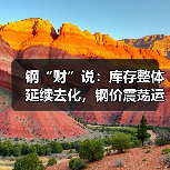 钢“财”说:库存整体延续去化,钢价震荡运行(图4) 钢“财”说:库存整体延续去化,钢价震荡运行(图4)