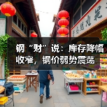 钢“财”说:库存降幅收窄,钢价弱势震荡(图3) 钢“财”说:库存降幅收窄,钢价弱势震荡(图3)