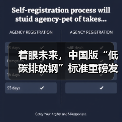 中国低碳排放钢评价标准助力国际绿色贸易转型