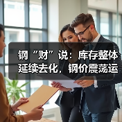 钢“财”说:库存整体延续去化,钢价震荡运行(图3) 钢“财”说:库存整体延续去化,钢价震荡运行(图3)