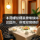 本周螺纹钢表需继续环比回升，供需双弱钢价或继续低位整理（图2）