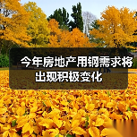 今年房地产用钢需求将出现积极变化