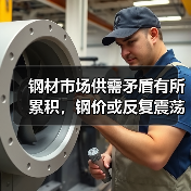 钢材市场供需矛盾有所累积，钢价或反复震荡运行（图2）