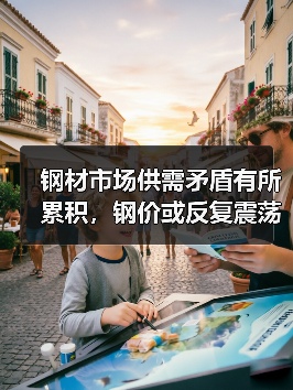 钢材市场供需矛盾有所累积，钢价或反复震荡运行（图2）