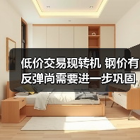 低价交易现转机 钢价有反弹尚需要进一步巩固(图3) 低价交易现转机 钢价有反弹尚需要进一步巩固(图3)