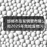 邯郸市友发钢管有限公司2025年危险废物污染环境防治信息公示（图4）