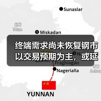 终端需求尚未恢复钢市以交易预期为主，或延续震荡整理（图4）