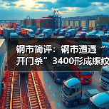 钢市简评：钢市遭遇“开门杀”3400形成螺纹短期难逾越之“墙”（图2）