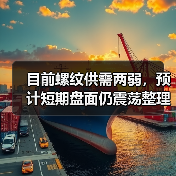 目前螺纹供需两弱，预计短期盘面仍震荡整理运行为主（图3）
