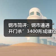 钢市简评：钢市遭遇“开门杀”3400形成螺纹短期难逾越之“墙”（图4）