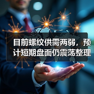 目前螺纹供需两弱，预计短期盘面仍震荡整理运行为主