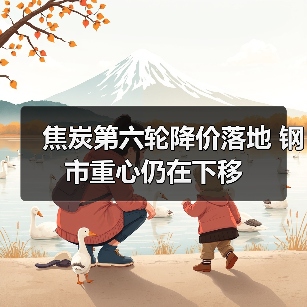 焦炭第六轮降价落地 钢市重心仍在下移