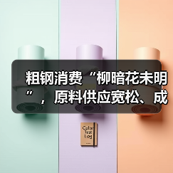 粗钢消费“柳暗花未明”，原料供应宽松、成本下移（图3）
