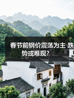 春节前钢价震荡为主 跌势或难现？