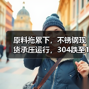 原料拖累下，不锈钢现货承压运行，304跌至14500！（图2）