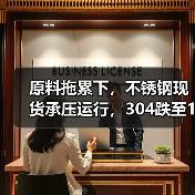 原料拖累下，不锈钢现货承压运行，304跌至14500！（图4）