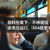 原料拖累下，不锈钢现货承压运行，304跌至14500！