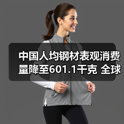 中国人均钢材表观消费量降至601.1千克 全球第三（图2）