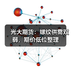 光大期货:螺纹供需双弱,期价低位整理(图3) 光大期货:螺纹供需双弱,期价低位整理(图3)